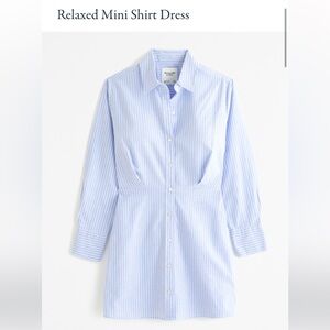 Abercrombie Relaxed Mini Shirt Dress